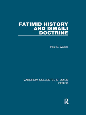 cover image of Fatimid History and Ismaili Doctrine